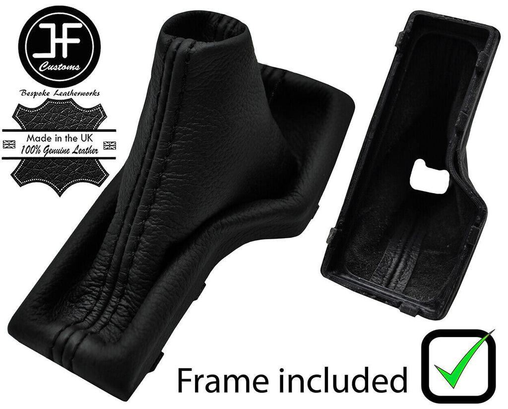 BLACK STITCH AUTOMATIC GEAR GAITER+PLASTIC FRAME FITS HYUNDAI SONATA 2015-2019