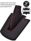 RED STITCH TOP GRAIN REAL LEATHER HANDBRAKE GAITER FITS BMW Z4 E85 E86 02-08