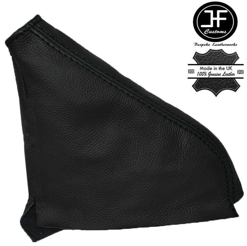 BLACK STITCHING REAL LEATHER HANDBRAKE GAITER FITS FORD C MAX 2003-2007