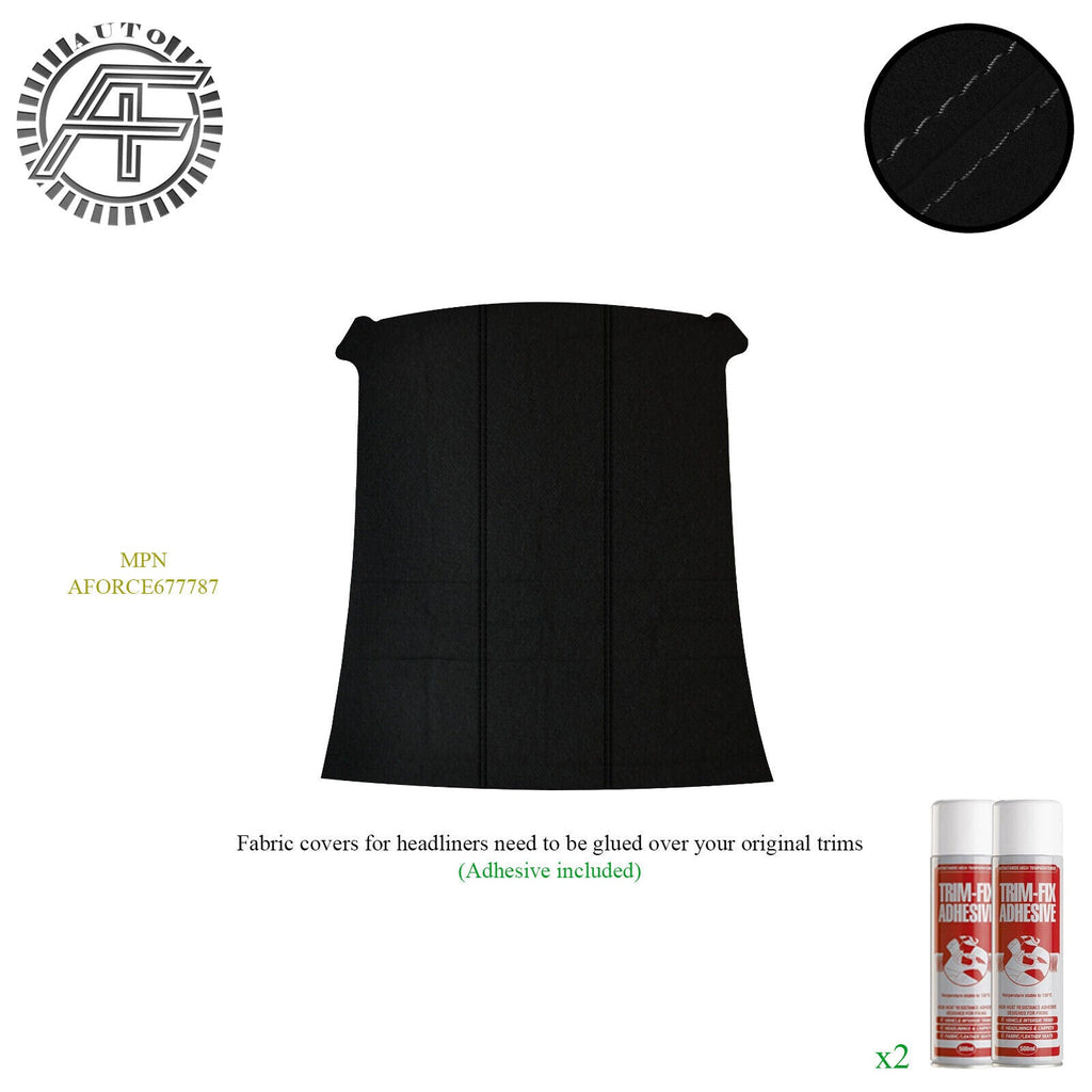 LUXE SUEDE HEADLINER COVER FITS FORD CAPRI MK2/MK3 1974-1986 CUSTOM NEW