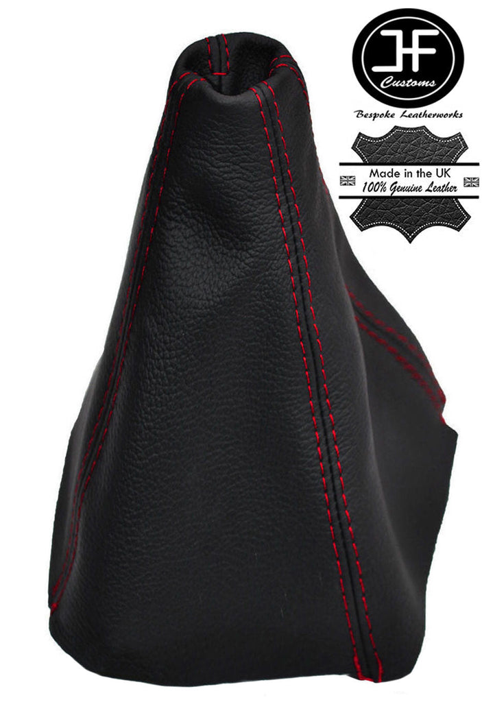 RED STITCH MANUAL LEATHER GEAR GAITER FITS TOYOTA SUPRA MK3 MKIII 1986-1992