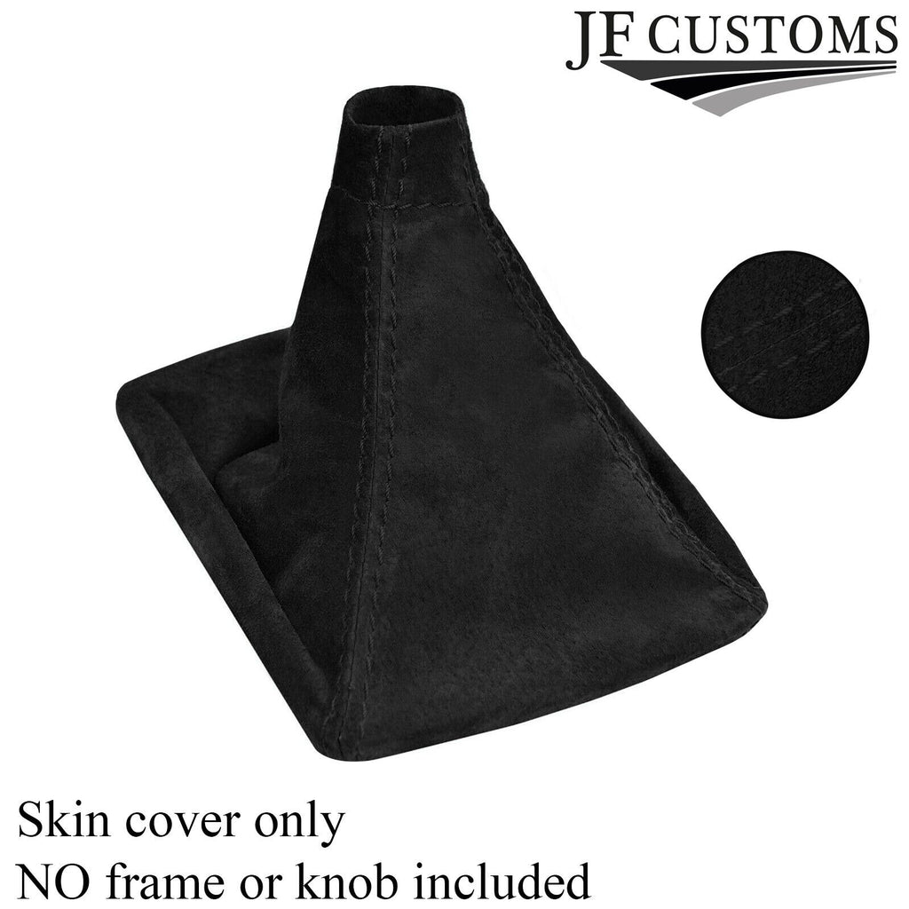 BLACK REAL SUEDE MANUAL GEAR GAITER FITS SUBARU IMPREZA WRX STI 2008-2014