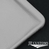 WHITE LEATHER COVERED CONSOLE CUP HOLDER TRIM FITS MERCEDES W126 S CLASS 79-91