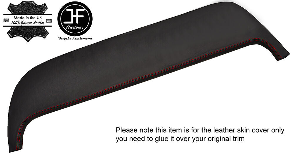 RED STITCHING DASH DASHBOARD PAD LEATHER COVER FITS WESTFIELD CUSTOM NEW