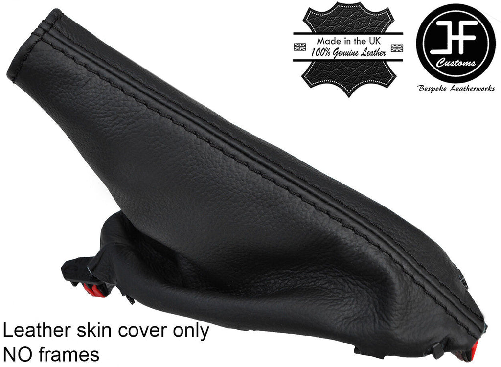 BLACK STITCHING REAL LEATHER HANDBRAKE GAITER FITS MAZDA MX5 MK4 2015-2018