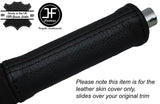 BLACK STITCH HANDBRAKE E BRAKE HANDLE LEATHER SKIN COVER FITS SUZUKI RENO 04-08