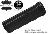 GREY STITCH LEATHER HANDBRAKE HANDLE COVER FOR ALFA ROMEO SPIDER 105 EARLY