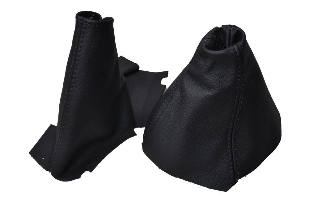 FITS VOLVO V70 2.5T 2.4 WAGON 2001-2007 GEAR HANDBRAKE BLACK LEATHER BOOT NEW