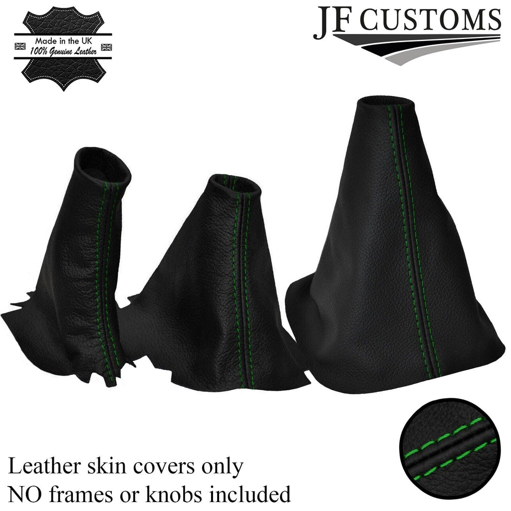 GREEN STITCHING GEAR HI LOW HANDBRAKE GAITER FITS LAND ROVER DISCOVERY MK1 MK2