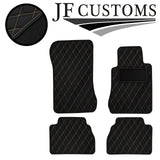 CREAM DIAMOND VINYL 4XTAILORED FLOOR CARPETS FOR MERCEDES E CLASS W210 96-02 JF1