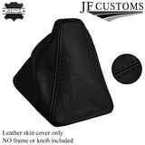 BLACK STICH AUTO AUTOMATIC LEATHER GEAR GAITER FITS BMW 3SERIES E90 E91 E92 E93