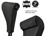 BLACK STITCH AUTOMATIC AUTO GEAR KNOB LEATHER COVER FITS PEUGEOT 205 MK2
