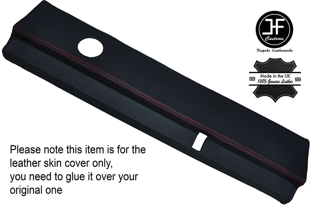 RED STITCHING DASH TRAY LEATHER COVERS FITS LAND ROVER SERIES 2 2A 3 CUSTOM NEW