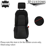 RED STITCHING 2X FRONT HEADREST LEATHER COVERS FITS AUDI A3 8P 2004-2012