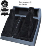 BLACK STITCH REAL SUEDE GEAR + HI-LOW GAITERS FOR MITSUBISHI SHOGUN SPORT 99-08