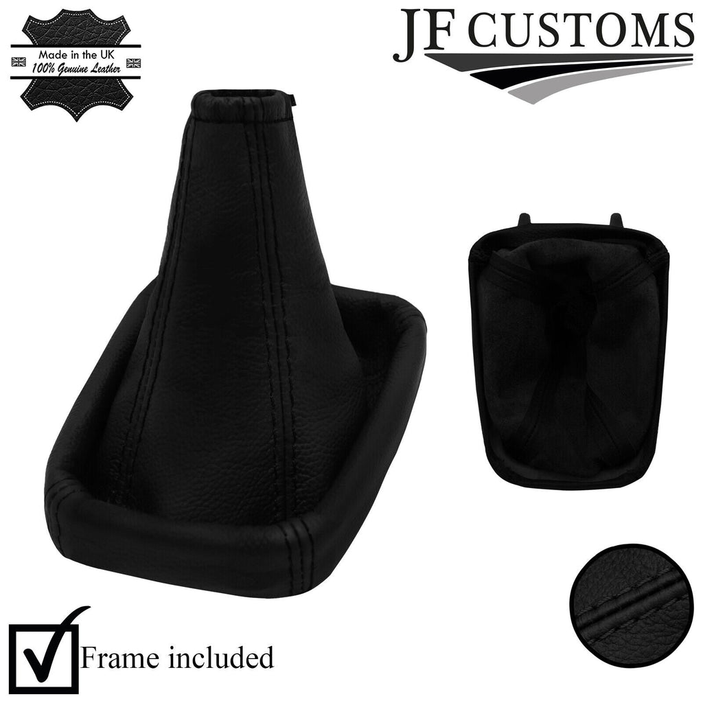 BLACK STITCH LEATHER MANUAL GEAR COVER + FRAME FOR VAUXHALL OPEL ZAFIRA A 99-05