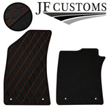 ORANGE DIAMOND VINYL 4X TAILORED FLOOR CARPET FOR MG ZS AUTOMATIC 17-21 JF1