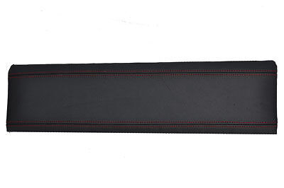 FITS LOTUS ELAN +2 ARMREST LID LEATHER COVER  RED STITCH CUSTOM NEW MADE IN UK