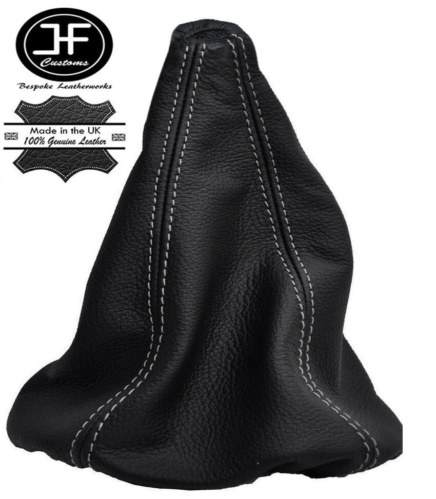 GREY STITCH FITS PEUGEOT PARTNER MK1 FL 2002-2007 GEAR STICK GAITOR LEATHER