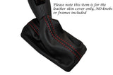 RED STITCH LEATHER SKIN AUTO AUTOMATIC GEAR GAITER FITS FIAT CROMA 2005-2010