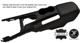 BLACK STITCH CENTRE  CONSOLE & ARMREST LEATHER COVERS FITS FORD MUSTANG 15-17