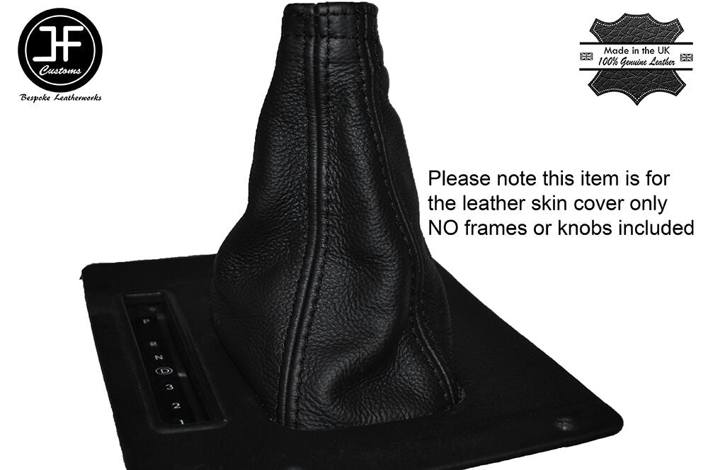 BLACK STITCHING AUTO AUTOMATIC LEATHER SHIFT BOOT FITS CADILLAC ALLANTE 87-92