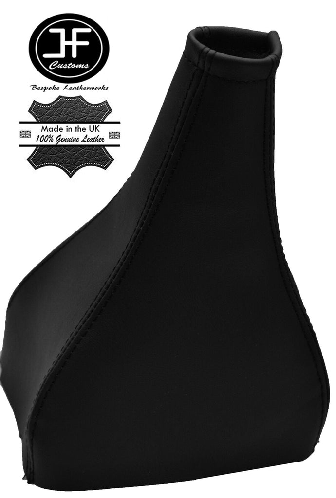 BLACK LEATHER MANUAL GEAR STICK GAITER FITS OPEL VAUXHALL CORSA C 2000-2006