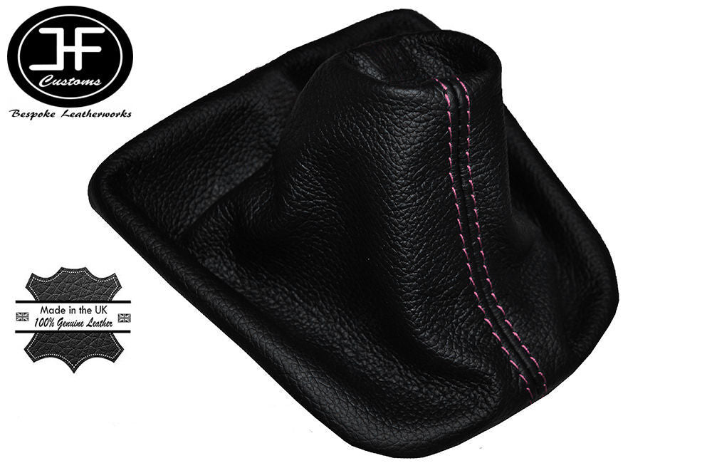 PINK STITCH LEATHER GEAR GAITER SHIFT BOOT FITS LAND ROVER FREELANDER 04-06
