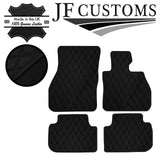 BLACK DIAMOND STITCH VINYL 4X TAILORED FLOOR MAT CARPETS FOR BMW F40 19-21