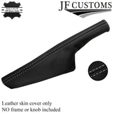 FITS AUDI TT 98-06 LEATHER HANDBRAKE GAITER L GREY STITCH CUSTOM NEW MADE IN UK