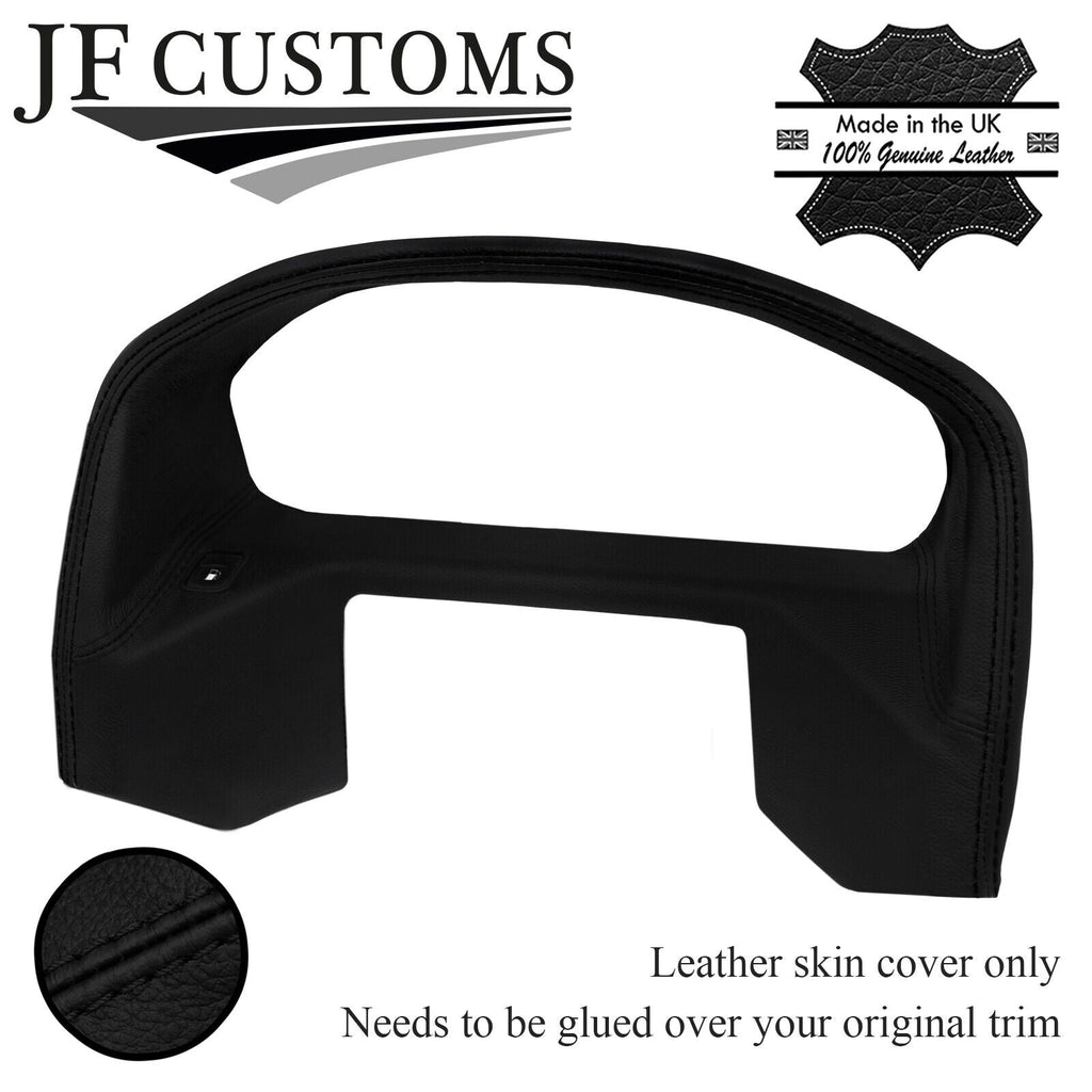 BLACK STITCH LEATHER SPEEDO SURROUND SKIN COVER FITS RANGE ROVER P38 94-02