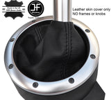 BLACK STITCH TOP GRAIN REAL LEATHER MANUAL GEAR GAITER FITS AUDI TT MK1 98-06