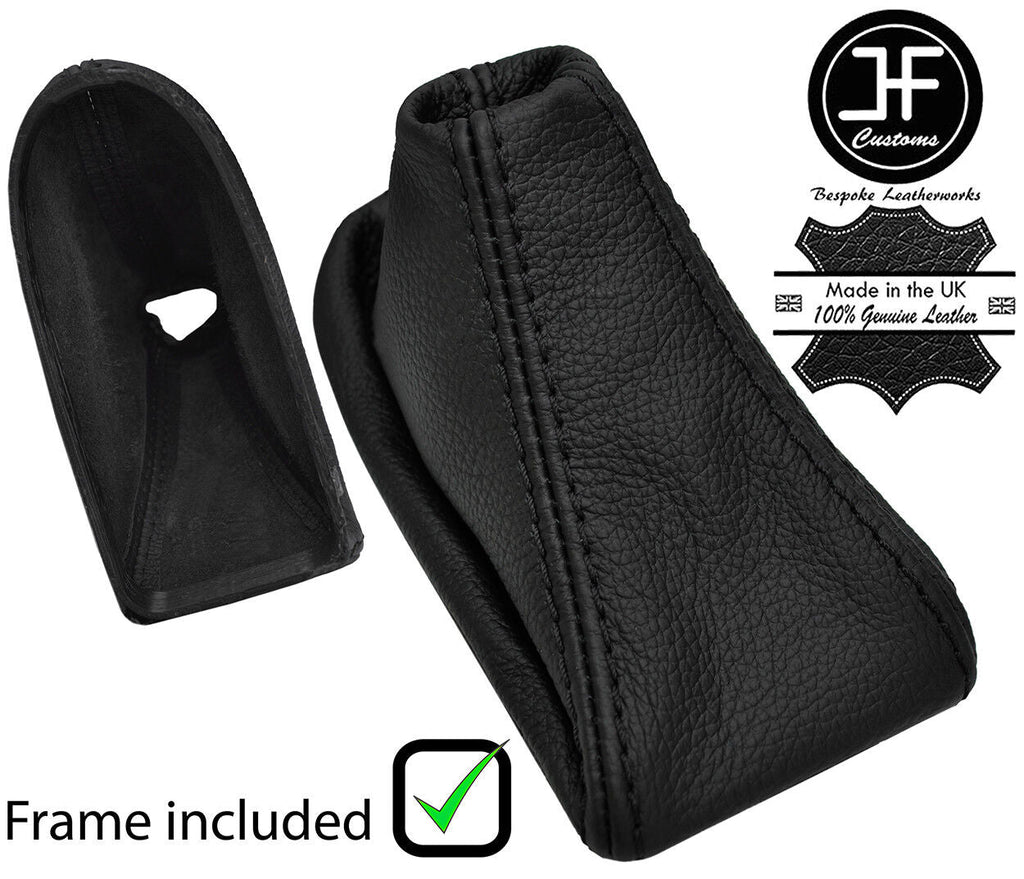 BLACK STITCH LEATHER AUTOMATIC GEAR + PLASTIC FRAME FOR MERCEDES CLS W219 04-10