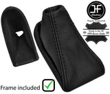 BLACK STITCH LEATHER AUTOMATIC GEAR + PLASTIC FRAME FOR MERCEDES CLS W219 04-10