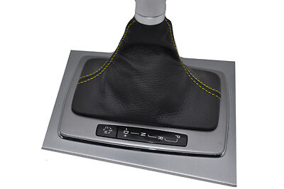 FITS MERCEDES C CLASS W204 AUTO GEAR GAITER yellow stitch CUSTOM NEW MADE IN UK