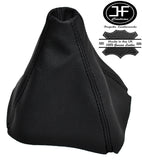 BLACK STITCHING LEATHER GEAR GAITER FITS HYUNDAI TUCSON MK1 2004-2009 CUSTOM NEW