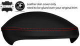 RED STITCH SPEEDO CLUSTER HOOD REAL LEATHER COVER FOR BMW 1 E81 E82 E87 E88