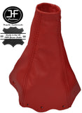 DARK RED REAL LEATHER FITS SUZUKI SWIFT 2005-2010 GEAR STICK GAITER BOOT