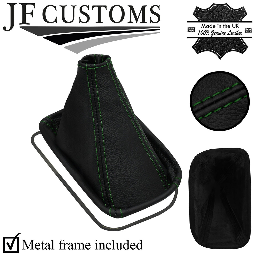 D GREENSTITCH LEATHER GEAR GAITER+METAL FRAME FOR TOYOTA 4 RUNNER 4WD 4X4 96-02