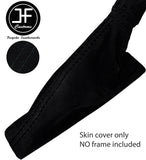 BLACK STITCH HANDBRAKE GAITER SUEDE COVER FITS ALFA ROMEO 156 1998-2002