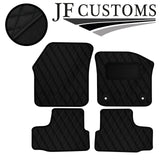 BLACK DIAMOND STITCH VINYL 4X TAILORED FLOOR CARPET FOR SEAT MII 11-21 JF1