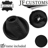 BLACK LEATHER SMG AUTOMATIC GEAR  + SURROUND TRIMS FOR BMW E46 99-05 CUSTOM NEW