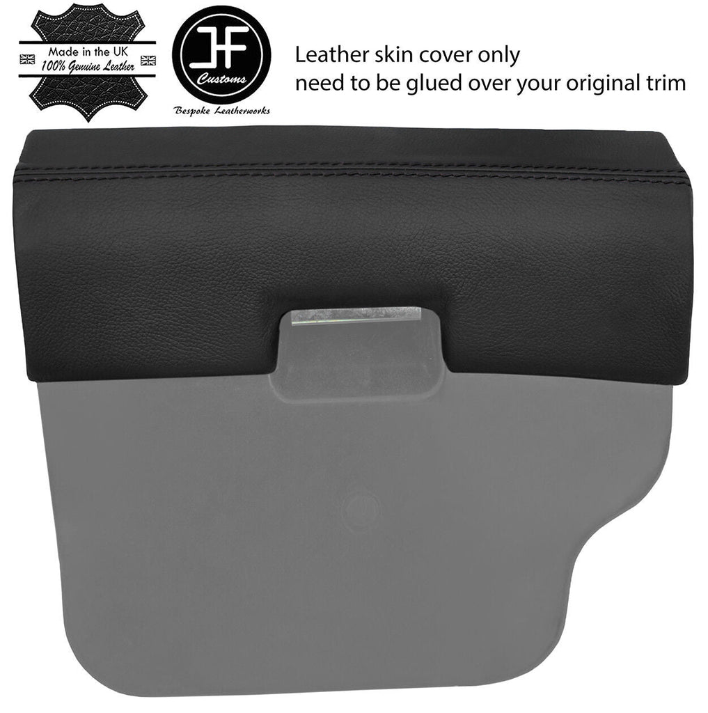 BLACK STTICHING REAL LEATHER GLOVE BOX COVER FITS BMW 2002 E10 TI TII CUSTOM NEW