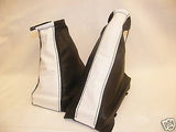 FITS FIAT PUNTO MK1 WHITE BLACK GEAR AND HANDBRAKE GAITORS CUSTOM NEW MADE IN UK