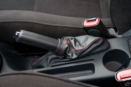 FITS ALFA ROMEO 156 98-02 HANDBRAKE GAITER BOOT BLACK LEATHER CUSTOM NEW