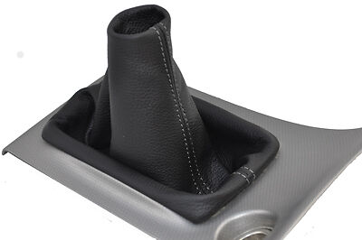 grey stitch FITS TOYOTA COROLLA 2ZZ-GE T-SPORT LEATHER GEAR GAITER CUSTOM NEW