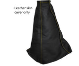 YELLOW STICH GEAR GAITER FITS FORD TRANSIT MK5 94-00 CAMPERVAN VINYL REPLACEMENT