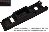 RED STITCH CENTER CONSOLE LEATHER SKIN COVER FITS RELIANT SCIMITAR CUSTOM NEW