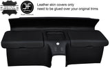 BLACK STITCH REAR STORAGE PANEL LEATHER COVERS FITS HONDA CRX DEL SOL 92-97