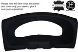 BLACK STITCH SPEEDO SURROUND LEATHER SKIN COVER FITS FORD TRANSIT MK6 00-06